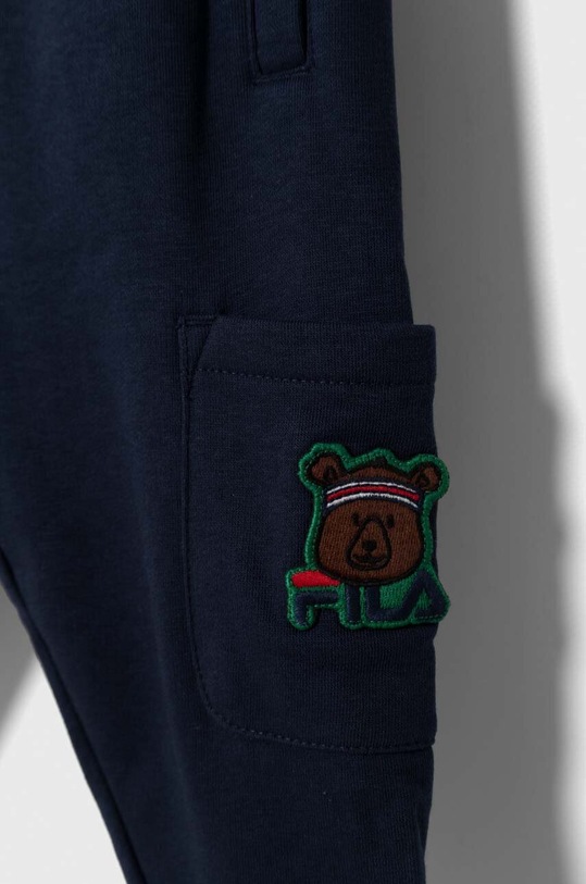 Dječaci Dječji donji dio trenirke Fila TETENBUELL track pants FAK0254 mornarsko plava