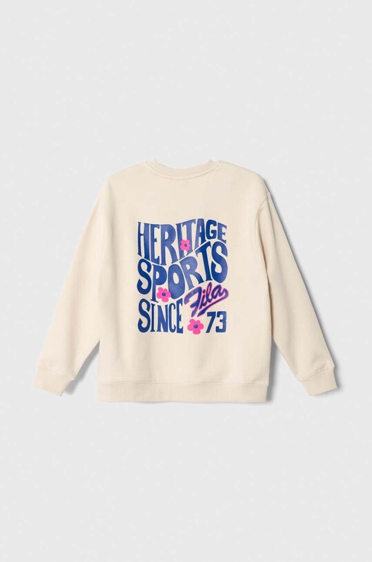 Detská mikina Fila TRAVENTHAL FAT0386 béžová AW23