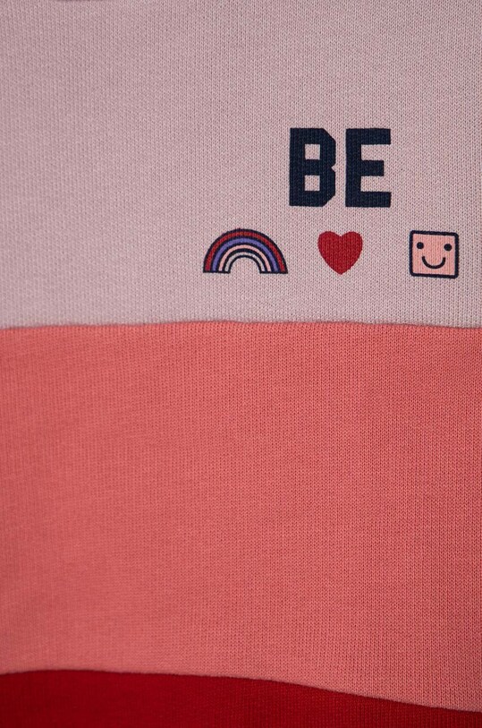 Девочка Детская хлопковая кофта United Colors of Benetton 3J68G10AP.P.SEASONAL фиолетовой