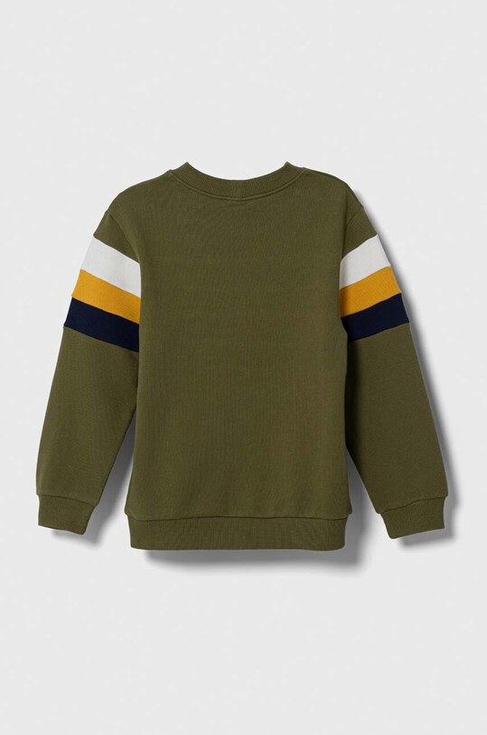 Dječja pamučna dukserica United Colors of Benetton 3J68G10AQ.P.SEASONAL zelena AW23