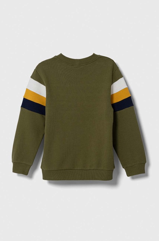 Дитяча бавовняна кофта United Colors of Benetton 3J68G10AQ.P.SEASONAL зелений AW23