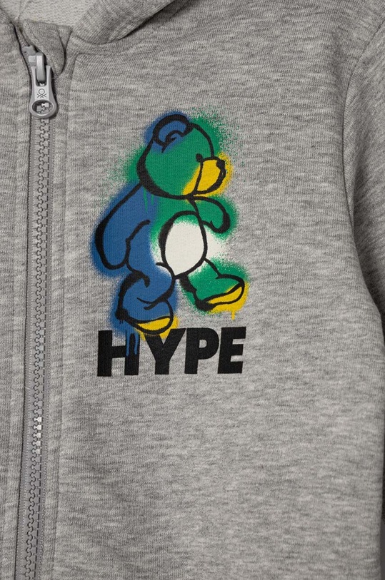Chłopiec United Colors of Benetton bluza bawełniana dziecięca 3J68G502R.P.SEASONAL szary