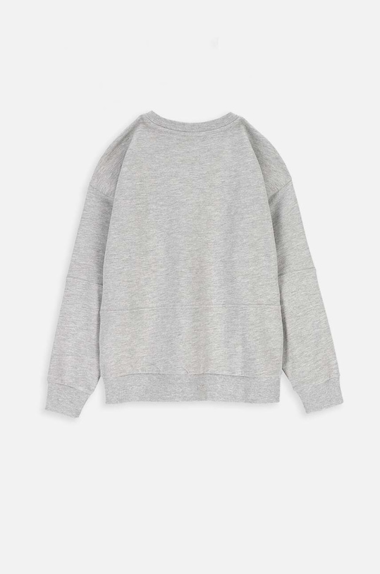 CHLAPEC Dětská bavlněná mikina Coccodrillo ZC3132101VBB šedá
