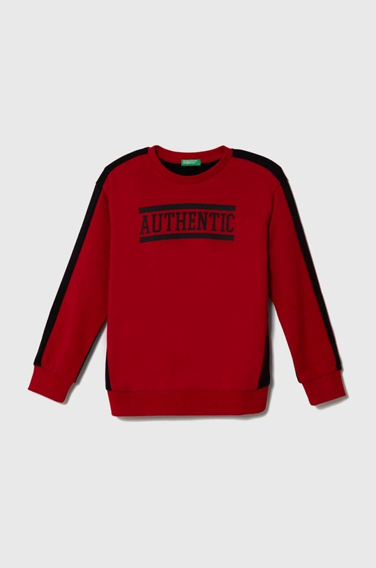 Παιδική μπλούζα United Colors of Benetton στάμπα κόκκινο 32N4C10DJ.G.SEASONAL