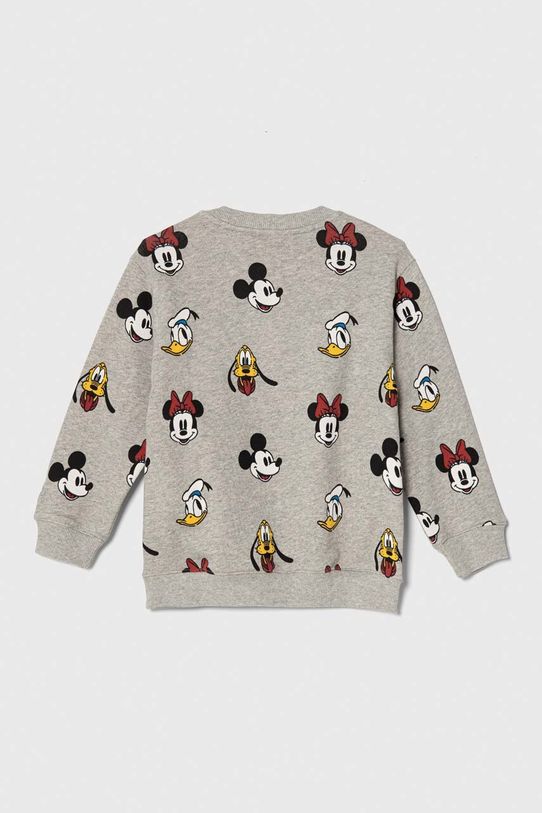 United Colors of Benetton bluza bawełniana dziecięca x Disney 3E4ZG10C8.P.SEASONAL szary AW23