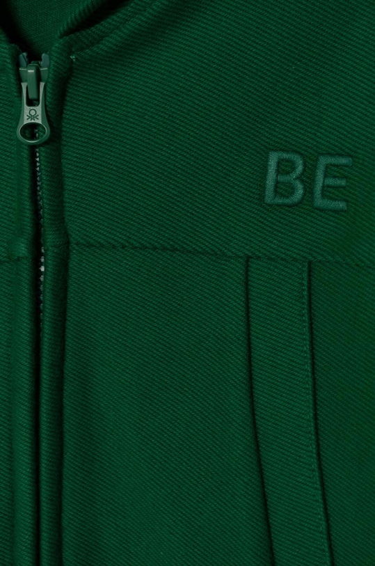 Момче Детски памучен суичър United Colors of Benetton 3ITZC502U.G.SEASONAL зелен