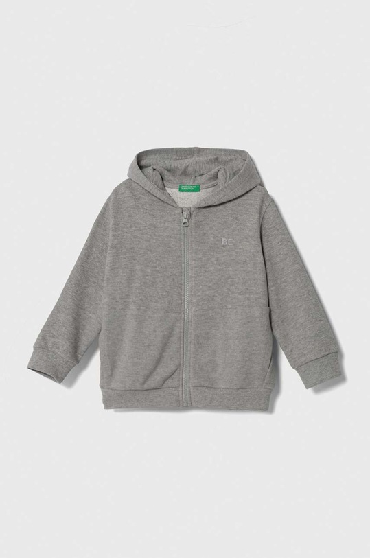 United Colors of Benetton bluza bawełniana dziecięca bawełna szary 3J68G502B.P.SEASONAL