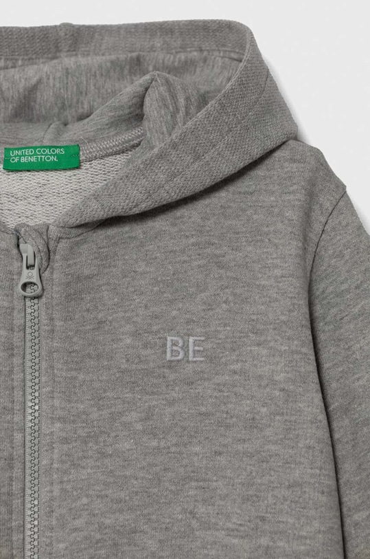 Chłopiec United Colors of Benetton bluza bawełniana dziecięca 3J68G502B.P.SEASONAL szary