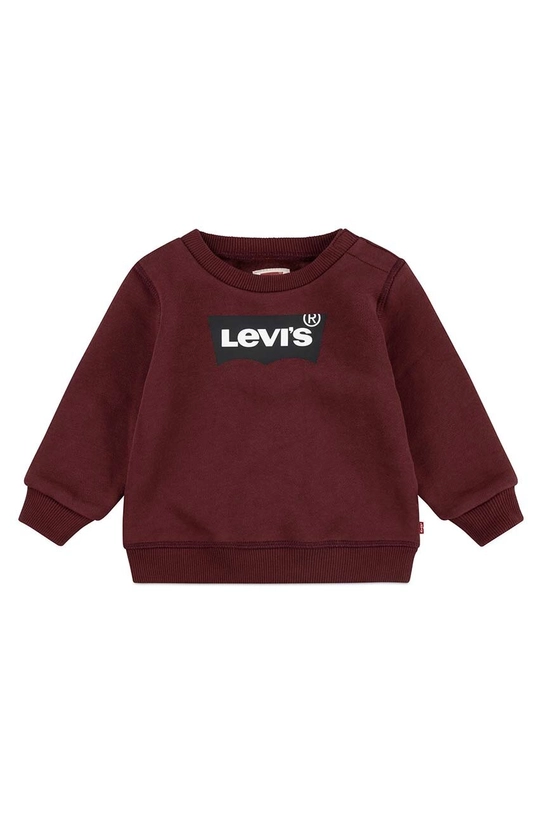 Dukserica za bebe Levi's bez kapuljače smeđa 6E9079