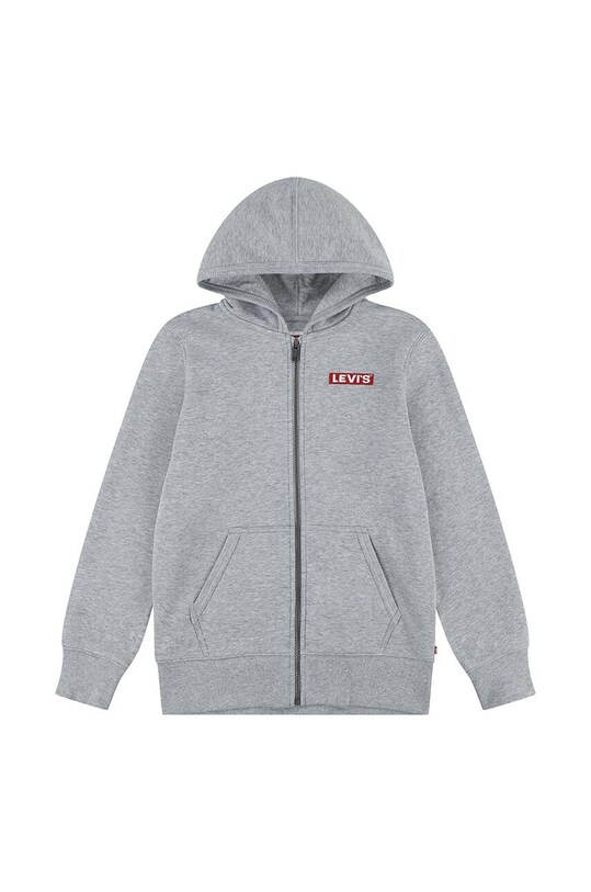 Παιδική μπλούζα Levi's με κουκούλα γκρί 9EJ762