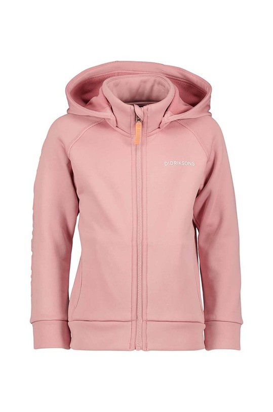 Didriksons bluza dziecięca CORIN KIDS FULLZIP 505003 różowy AW24