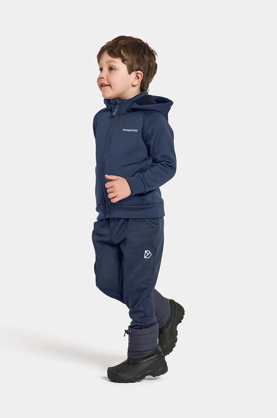 Dječja dukserica Didriksons CORIN KIDS FULLZIP mornarsko plava 505003