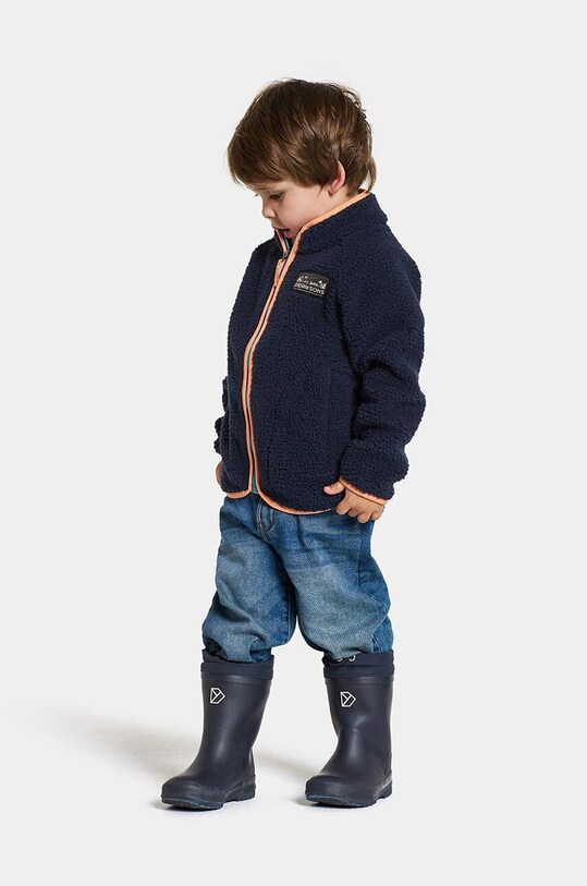 Παιδική μπλούζα Didriksons GIBBS KIDS FULLZIP 504992 σκούρο μπλε