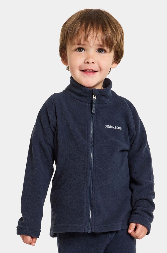 Детская кофта Didriksons MONTE KIDS FULLZIP C без капюшона тёмно-синий 503948