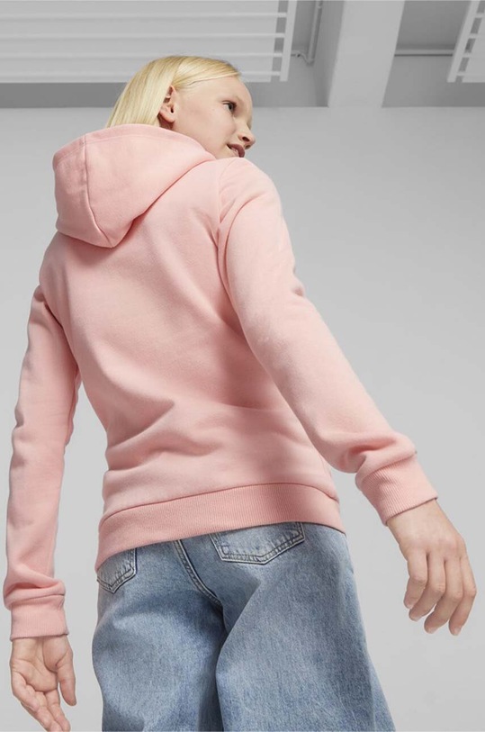 Puma bluza copii ESS Logo Hoodie FL G 587031.G roz