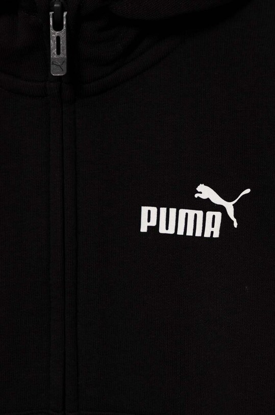 Хлопчик Дитяча кофта Puma ESS Small Logo Full-Zip Hoodie TR G 587033 чорний