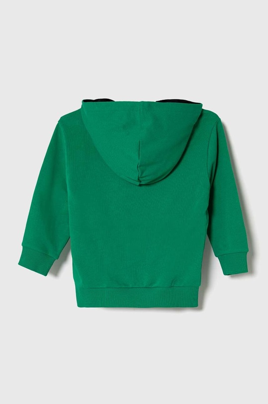 Dětská bavlněná mikina United Colors of Benetton 3J68G200H.P.SEASONAL zelená AW23