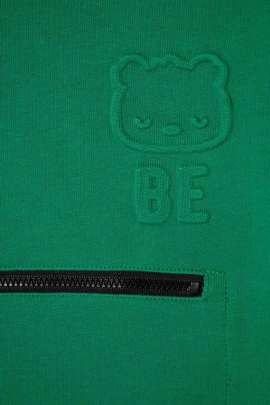 Chlapec Detská bavlnená mikina United Colors of Benetton 3J68G200H.P.SEASONAL zelená
