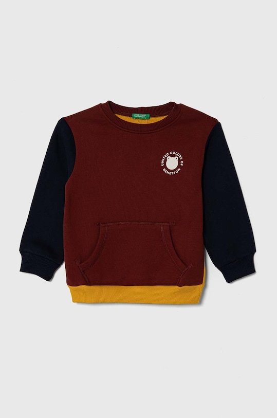 Детски суичър United Colors of Benetton без качулка многоцветен 3EB5G10BA.P.SEASONAL