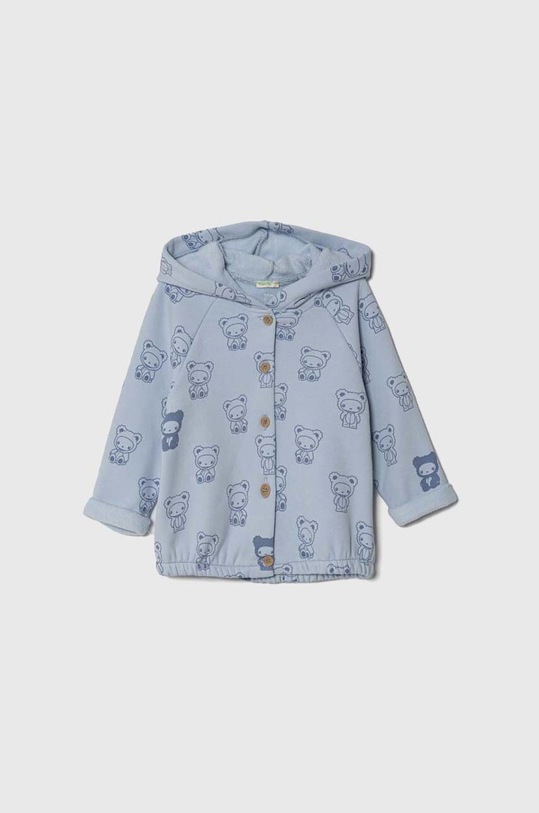 United Colors of Benetton bluza niemowlęca wzorzyste niebieski 3KE2A500Z.W.SEASONAL