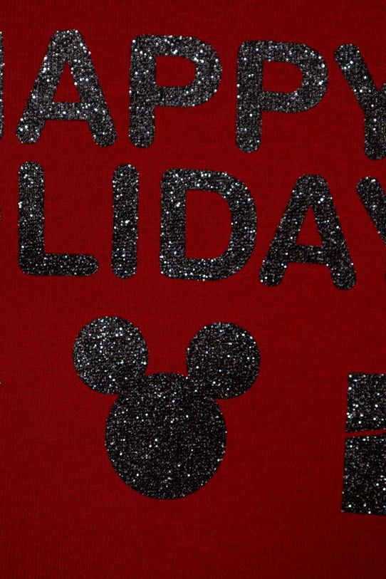 Chłopiec United Colors of Benetton bluza dziecięca x Disney 3J73C10GJ.G.SEASONAL czerwony