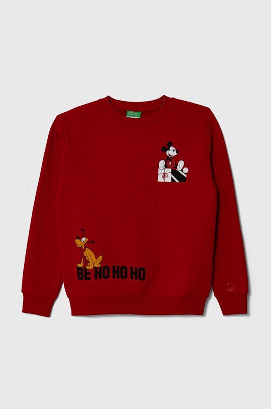 Παιδική μπλούζα United Colors of Benetton x Disney στάμπα κόκκινο 3J73C10GZ.G.SEASONAL