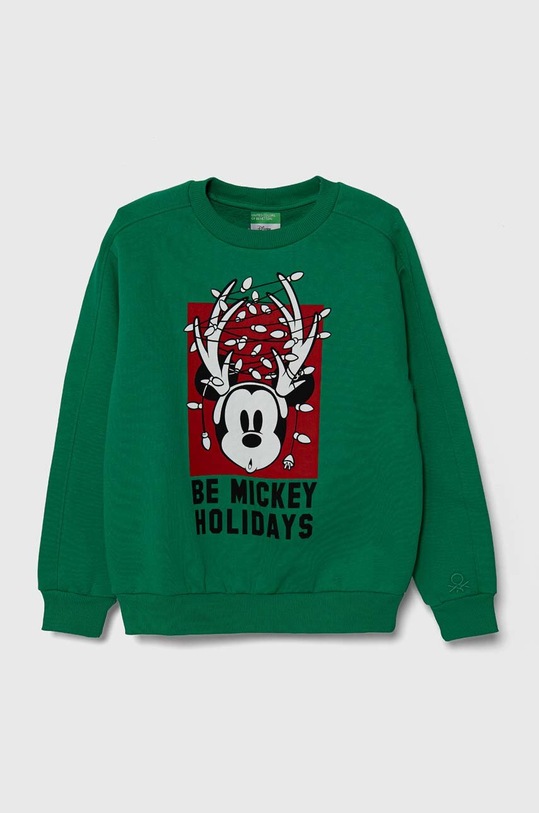 United Colors of Benetton bluza dziecięca x Disney pozostałe zielony 3J73C10GZ.G.SEASONAL