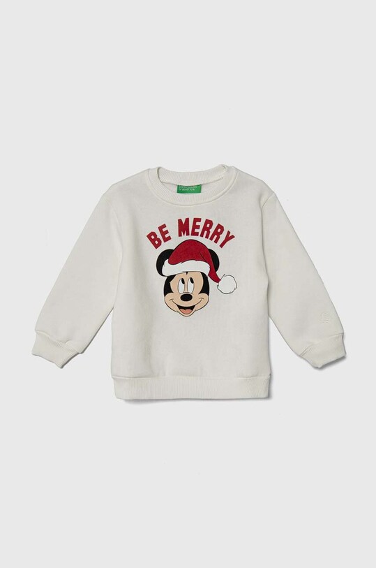 Παιδική μπλούζα United Colors of Benetton x Dsiney στάμπα λευκό 3J73G10CP.P.SEASONAL