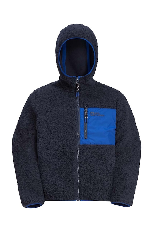 Jack Wolfskin bluza dziecięca ICE CURL HOOD 1609232.92.152 czarny AW24