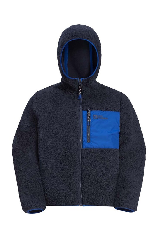 Jack Wolfskin bluza copii ICE CURL HOOD 1609232.164.176 negru AW25