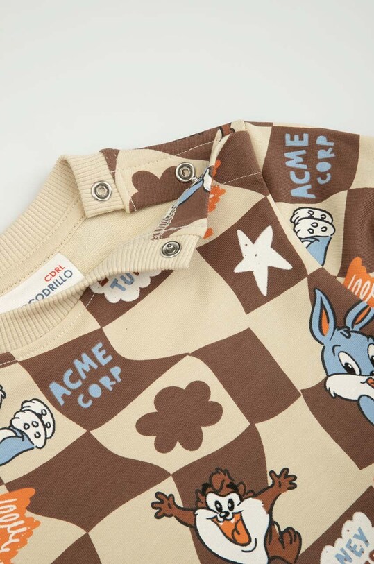 Coccodrillo bluza niemowlęca brązowy ZC3132101LBL