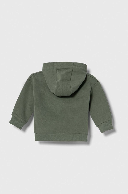 zippy bluza bawełniana niemowlęca 3105533201 zielony AW23