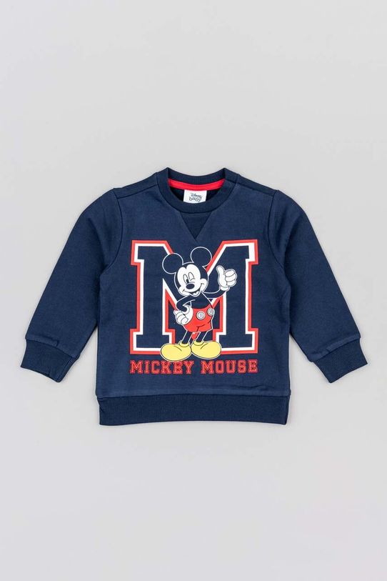 Bavlnená mikina pre bábätká zippy 3105558201 modrá AW23