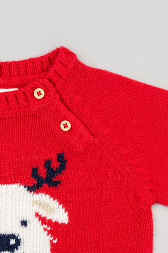 CHLAPEC Kojenecký svetr zippy 3105615501 červená