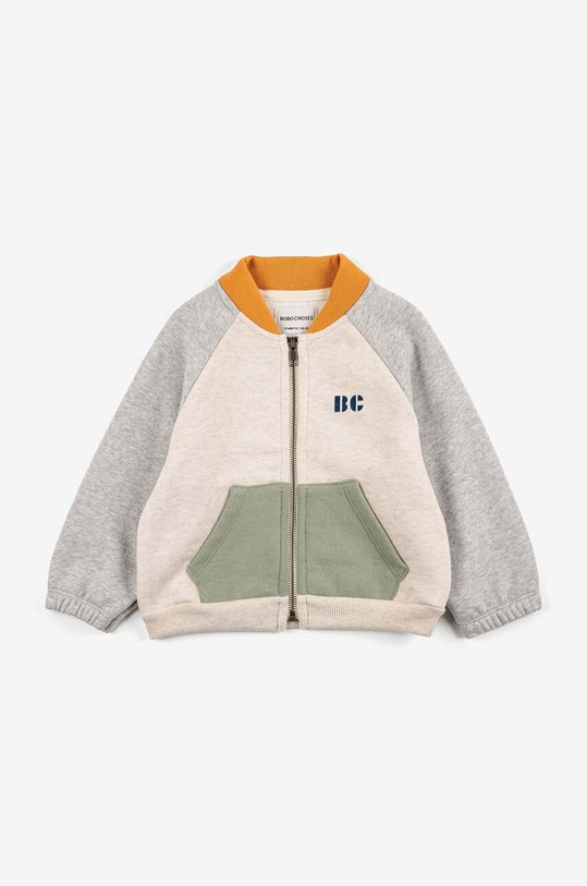 Kojenecká mikina Bobo Choses 223AB044 béžová AW23