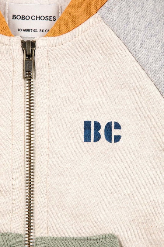 Kojenecká mikina Bobo Choses béžová 223AB044