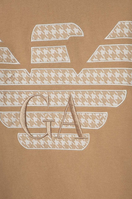 Chłopiec Emporio Armani bluza bawełniana dziecięca 6R4MJ1.4JSRZ brązowy