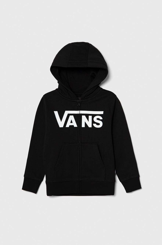 Vans bluza dziecięca VN000AMHBLK1 VANS CLASSIC FZ z kapturem czarny VN000AMHBLK1