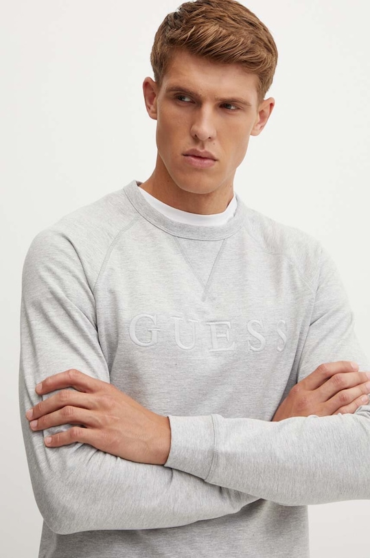 Guess bluza aplikacja szary U3YQ01.KBS91