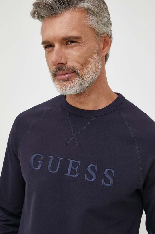 Mikina Guess tmavomodrá U3YQ01.KBS91
