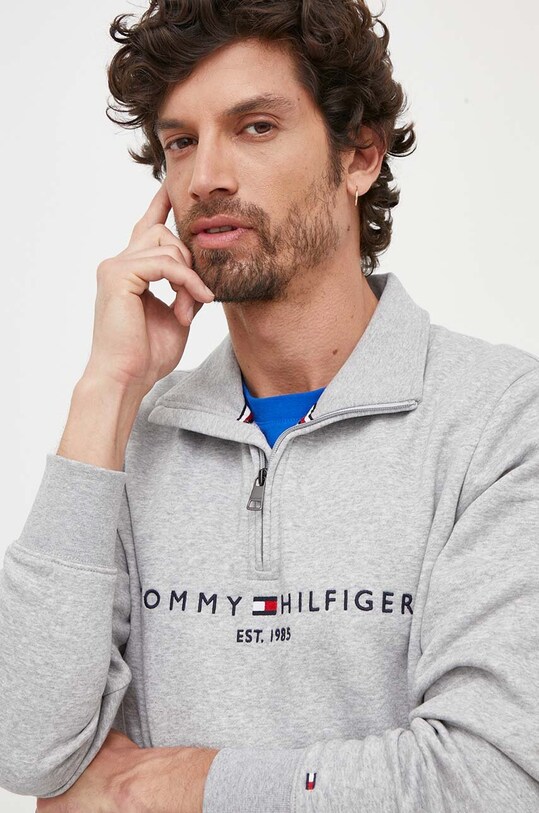 Tommy Hilfiger bluză gri MW0MW20954