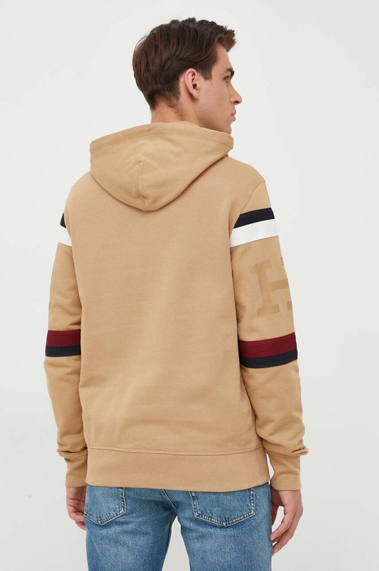 Ρούχα Βαμβακερή μπλούζα Tommy Hilfiger MW0MW31489 μπεζ