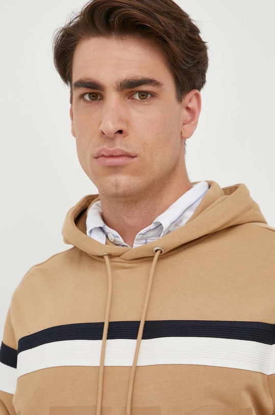 Tommy Hilfiger bluza bawełniana beżowy MW0MW31489