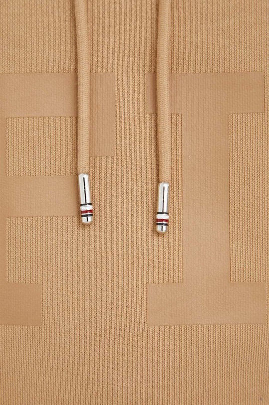 Βαμβακερή μπλούζα Tommy Hilfiger MW0MW31489 μπεζ