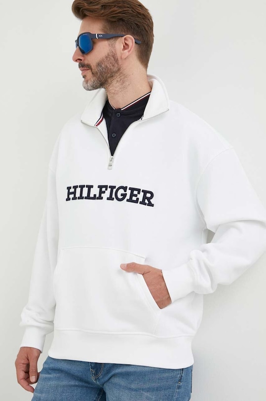 Μπλούζα Tommy Hilfiger MW0MW32121 λευκό AW23