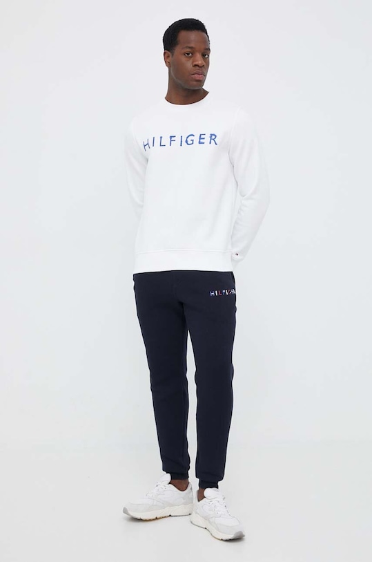 Pulover Tommy Hilfiger MW0MW32358 bela AW23
