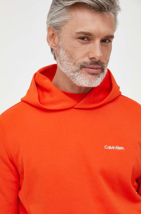 Mikina Calvin Klein oranžová K10K109927