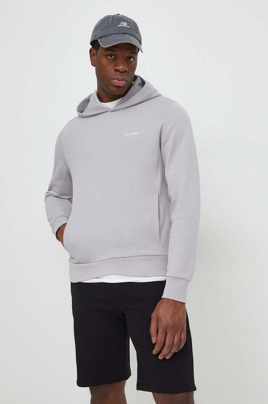 Mikina Calvin Klein šedá K10K109927