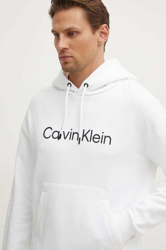 Calvin Klein hanorac de bumbac alb K10K111345