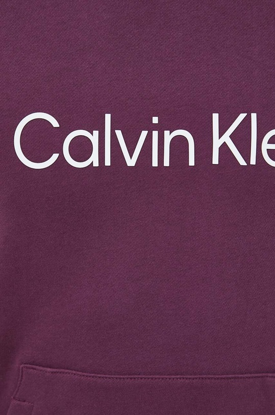 Хлопковая кофта Calvin Klein K10K111345 фиолетовой